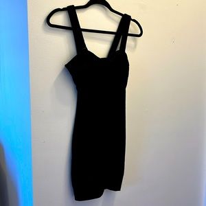 Velvet, black going out dress